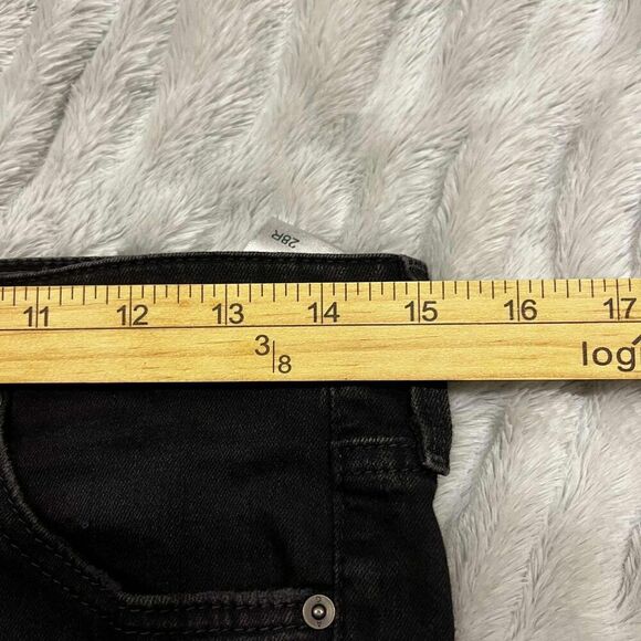 Adriano Goldschmied Jeans Womens 28R Black The Middi Ankle Mid Rise Denim - Picture 12 of 14